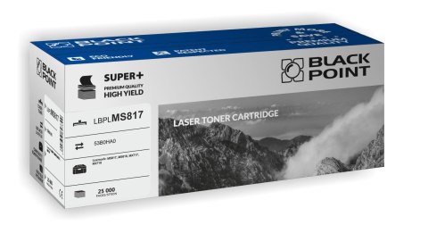 Black Point Super Plus LBPLMS817 zastępuje Lexmark 53B0HA0, 25000 stron Black Point Super Plus LBPLMS817 zastępuje Lexmark 53B0HA0, 25000 stron
