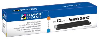 Black Point folia TTR do faksów BPPA52 zastępuje Panasonic KX - FA 52, 2 rolki: 216mm / 30m
