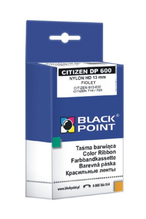 Black Point taśma barwiąca KBPC600F zastępuje Citizen DP 600, czerwona, 12,7 mm / 9,5 m Black Point taśma barwiąca KBPC600F zastępuje Citizen DP 600, czerwona, 12,7 mm / 9,5 m