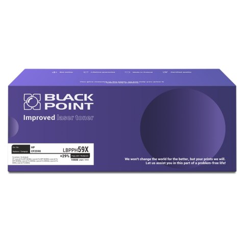 Black Point toner LBPPH59X zastępuje HP CF259X, 10500 stron Black Point toner LBPPH59X zastępuje HP CF259X, 10500 stron