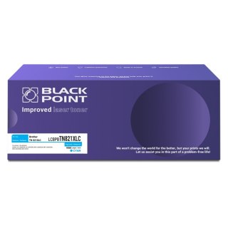 Black Point toner LCBPBTN821XLC zastępuje Brother TN-821XLC cyan