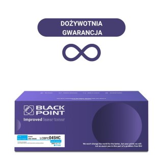 Black Point toner LCBPC045HC zastępuje Canon CRG-045HC cyan