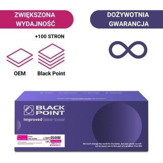 Black Point toner LCBPC054HM zastępuje Canon CRG-054HM magenta