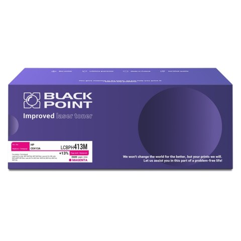 Black Point toner LCBPH413M zastępuje HP CE413A, czerwony Black Point toner LCBPH413M zastępuje HP CE413A, czerwony