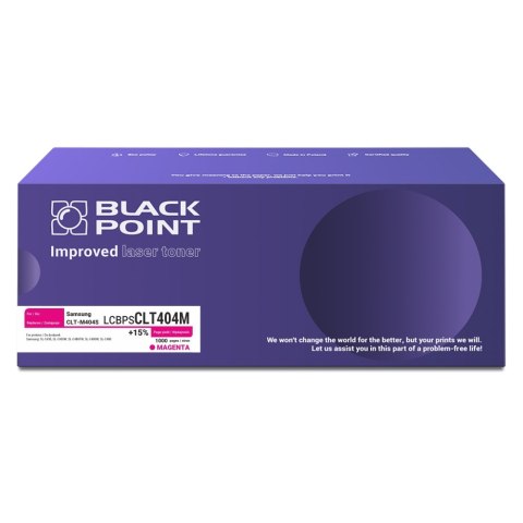 Black Point toner LCBPSCLT404M zastępuje Samsung CLT-M404S, czerwony Black Point toner LCBPSCLT404M zastępuje Samsung CLT-M404S, czerwony