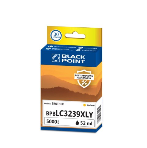 Black Point tusz BPBLC3239XLY zastępuje Brother LC-3239XLY, yellow Black Point tusz BPBLC3239XLY zastępuje Brother LC-3239XLY, yellow