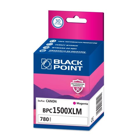 Black Point tusz BPC1500XLM zastępuje Canon PGI-1500XLM, czerwony Black Point tusz BPC1500XLM zastępuje Canon PGI-1500XLM, czerwony