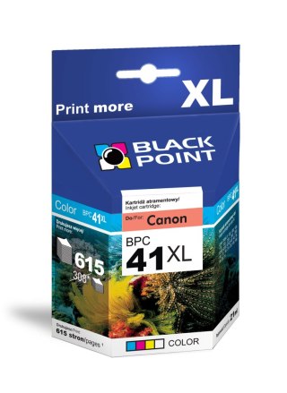 Black Point tusz BPC41XL zastępuje Canon CL-41, trójkolorowy