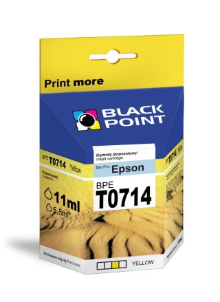 Black Point tusz BPET0714 zastępuje Epson T0714, żółty