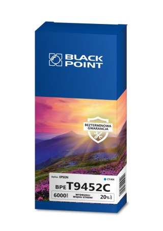 Black Point tusz BPET9452C zastępuje Epson T9452, cyan