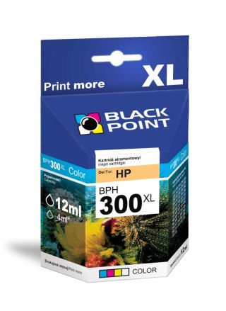 Black Point tusz BPH300XLC zastępuje HP CC644EE, trójkolorowy
