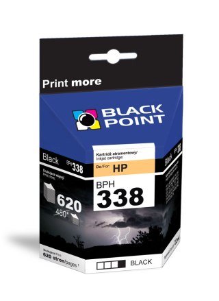 Black Point tusz BPH338 zastępuje HP C8765EE, czarny