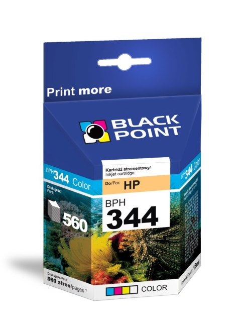Black Point tusz BPH344 zastępuje HP C9363EE, trójkolorowy