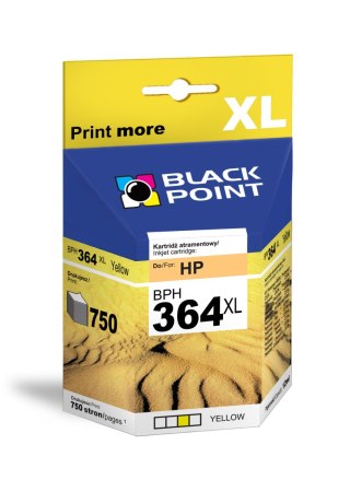 Black Point tusz BPH364XLY zastępuje HP CB325EE, żółty