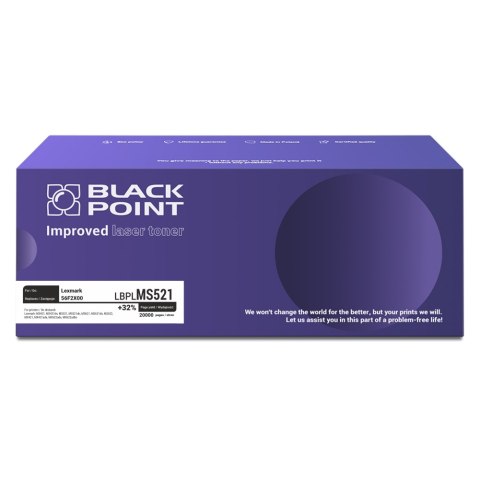 [LBPLMS521] Toner Black Point S+ (Lexmark 56F2X00)