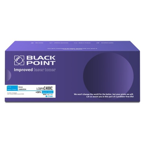 [LCBPXC400C] Toner Black Point Color (Xerox 106R03534) Cyan