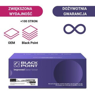 [LCBPH540XCFBK] Toner Black Point Color (HP CF540X) black