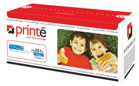 Printé toner TH351C zastępuje HP CF351A, niebieski