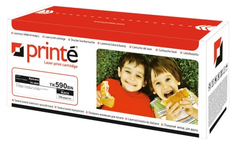 Printé toner TK590BN zastępuje Kyocera TK-590K, czarny