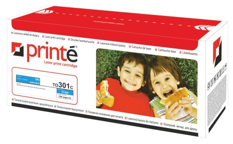 Printé toner TO301C zastępuje OKI 44973535, niebieski Printé toner TO301C zastępuje OKI 44973535, niebieski