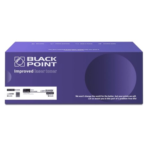Toner Black Point LCBPC064HBK
Zastępuje: Canon CRG-064HBK
Wydajność: 13400 stron
Kolor: Black Toner Black Point LCBPC064HBK
Zastępuje: Canon CRG-064HBK
Wydajność: 13400 stron
Kolor: Black