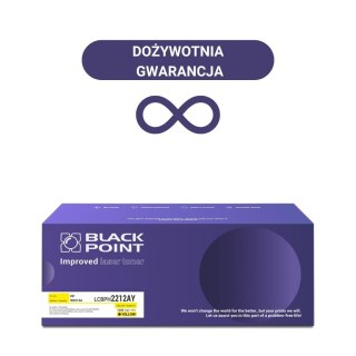 Toner Black Point LCBPH2212AY 
Zastępuje: HP W2212A 
Wydajność: 1250 stron 
Kolor: Yellow 
Chip OEM*
