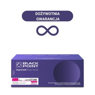 Toner Black Point LCBPH2213AM 
Zastępuje: HP W2213A 
Wydajność: 1250 stron 
Kolor: Magenta 
Chip OEM*