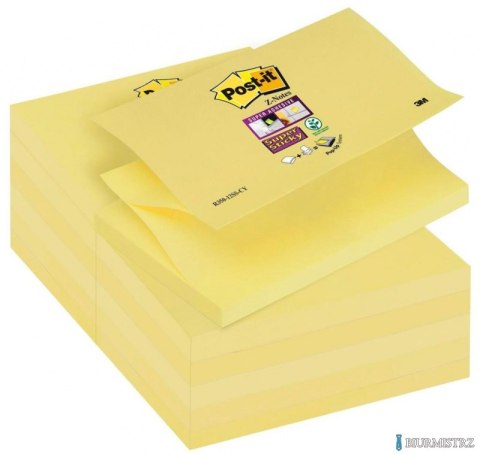 Bloczek samoprzylepny POST-IT_ Super sticky Z-Notes (R350-12SS-CY), 127x76mm, 1x90 kart., żółty Bloczek samoprzylepny POST-IT_ Super sticky Z-Notes (R350-12SS-CY), 127x76mm, 1x90 kart., żółty