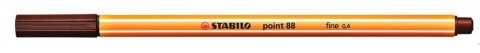 Cienkopis STABILO point 88 0.4mm brąz 88/45 Cienkopis STABILO point 88 0.4mm brąz 88/45