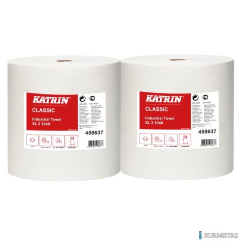 Czyściwo papierowe KATRIN CLASSIC XL 2W 1040, 458637, op. 2 szt Czyściwo papierowe KATRIN CLASSIC XL 2W 1040, 458637, op. 2 szt