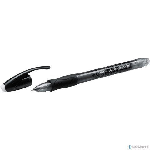 Długopis wymazywalny BIC Gel-ocity Illusion czarny, 943441 Długopis wymazywalny BIC Gel-ocity Illusion czarny, 943441