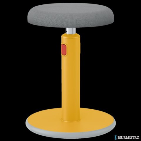 Ergonomiczny stołek Leitz Ergo Cosy, żółty 65180019 Ergonomiczny stołek Leitz Ergo Cosy, żółty 65180019