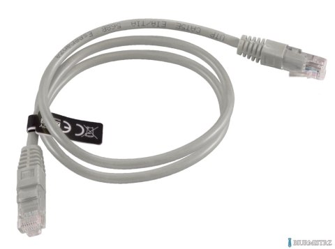 Kabel UTP CAT 5E PATCHCORD 1m szary EB273E ESPERANZA Kabel UTP CAT 5E PATCHCORD 1m szary EB273E ESPERANZA
