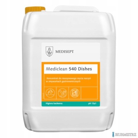 MEDISEPT MC 540 Płyn 10l do maszynowego mycia naczyń w zmywarkach gastronomicznych MEDISEPT MC 540 Płyn 10l do maszynowego mycia naczyń w zmywarkach gastronomicznych