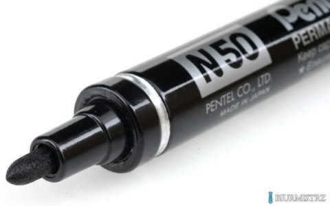 Marker permanentny N50 czarny okrągła końcówka PENTEL Marker permanentny N50 czarny okrągła końcówka PENTEL