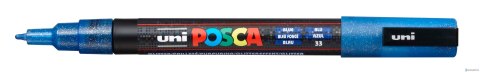 Marker z tuszem pigmentowym PC-3ML brokatowy niebieski POSCA UNPC3ML/DNI Marker z tuszem pigmentowym PC-3ML brokatowy niebieski POSCA UNPC3ML/DNI