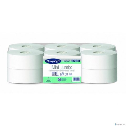 Papier toaletowy mini JUMBO (12 rolek) 120 m 65904 BULKYSOFT Comfort ekologiczny Papier toaletowy mini JUMBO (12 rolek) 120 m 65904 BULKYSOFT Comfort ekologiczny