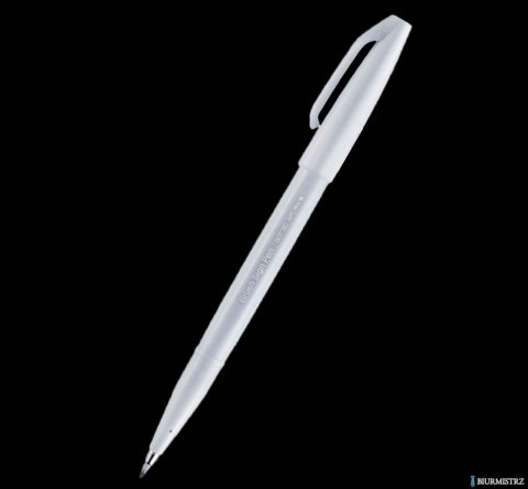 Pisak pędzelkowy do kaligrafii jasnoszary SES15C-N2X PENTEL Pisak pędzelkowy do kaligrafii jasnoszary SES15C-N2X PENTEL