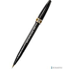 Precyzyjny pędzelek do kaligrafii i liternictwa Brush SignPen Artist szary SESF30-N PENTEL