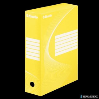 Pudełka archiwizacyjne ESSELTE BOXY 100mm żółte 128423