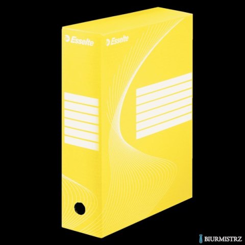 Pudełka archiwizacyjne ESSELTE BOXY 100mm żółte 128423 Pudełka archiwizacyjne ESSELTE BOXY 100mm żółte 128423