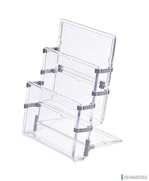 Stojak na ulotki A5 dwie kieszenie 0403-0049-00 PANTA PLAST Stojak na ulotki A5 dwie kieszenie 0403-0049-00 PANTA PLAST