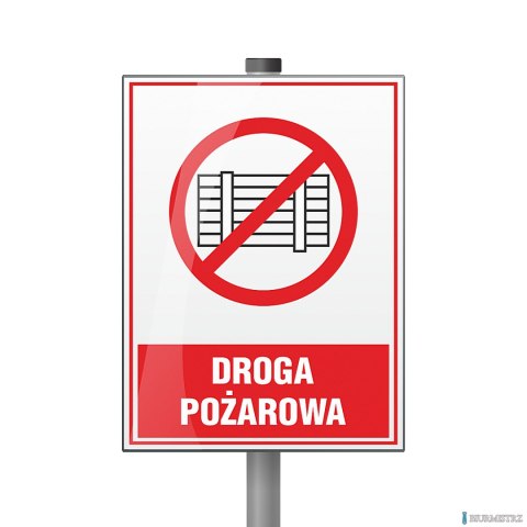 Tabliczka Droga pożarowa ZZ-32p/6670ZN (X) Tabliczka Droga pożarowa ZZ-32p/6670ZN (X)