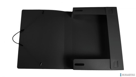 Teczka z gumką pudło 2 cm kolor czarny TG-03-05 BIURFOL Teczka z gumką pudło 2 cm kolor czarny TG-03-05 BIURFOL