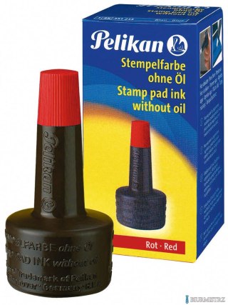 Tusz do stempli 28ml czerwony 100436065 PELIKAN