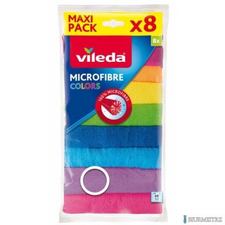 VILEDA Colors Ściereczki z mikrofibry 8 sztuki (19205)