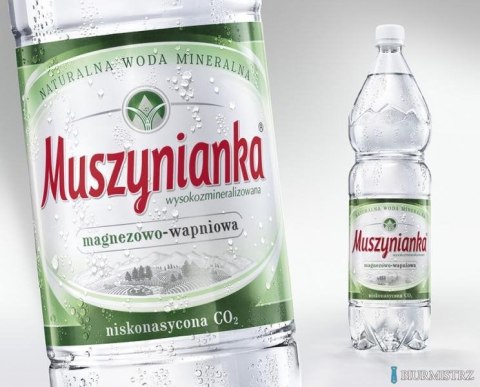 Woda MUSZYNIANKA 1.5L niskonasycona CO2 zgrzewka 6 szt. (zielona) Woda MUSZYNIANKA 1.5L niskonasycona CO2 zgrzewka 6 szt. (zielona)