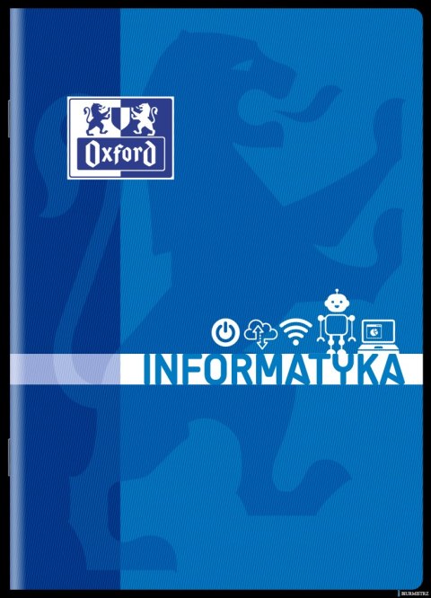 Zeszyt A5 60k, kratka z marginesem, OXFORD, informatyka 400139056 Zeszyt A5 60k, kratka z marginesem, OXFORD, informatyka 400139056