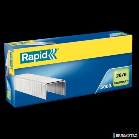 Zszywki RAPID Standard 26/6 5M 24861800 Zszywki RAPID Standard 26/6 5M 24861800