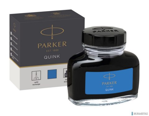 Atrament QUINK w butelce (57 ml) niebieski zmywalny 1950377 PARKER Atrament QUINK w butelce (57 ml) niebieski zmywalny 1950377 PARKER